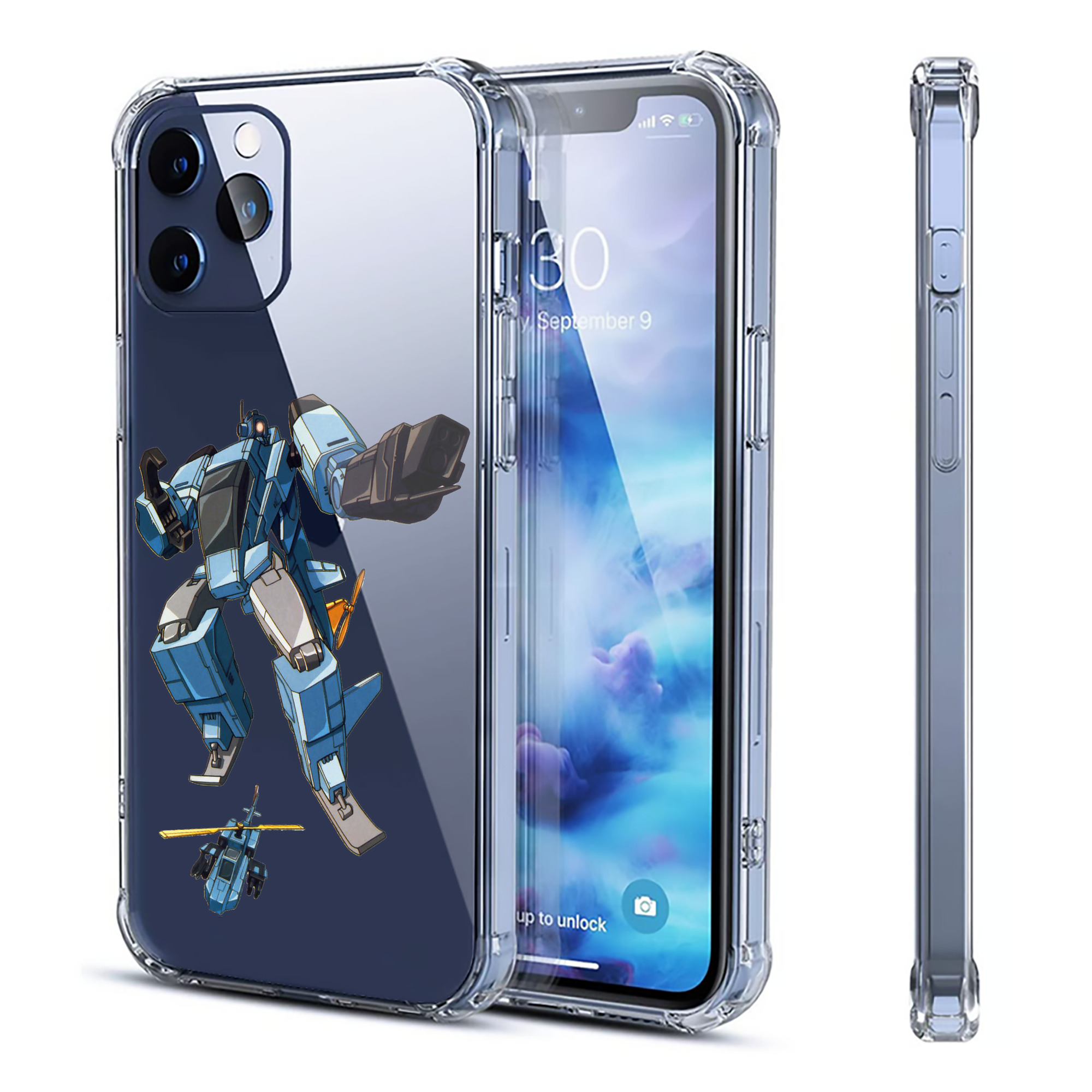 （画像用）  【iPhone 12シリーズ対応】透明スマホケース（クリアソフトケース）